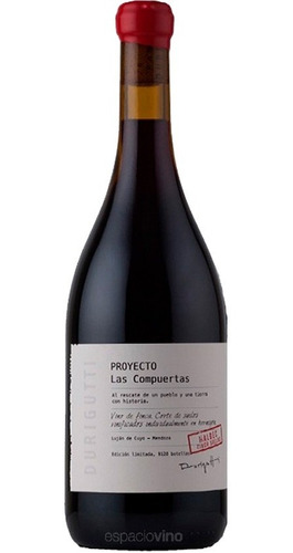 Vino Tinto Malbec Proyecto Las Compuertas 5 Suelos - Mendoza