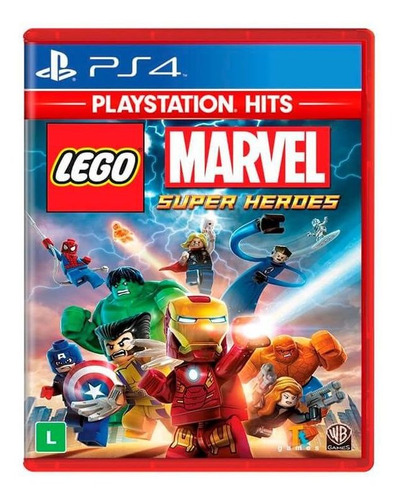 Jogo Lego Marvel Super Heroes Ps4 Mídia Física Lacrado