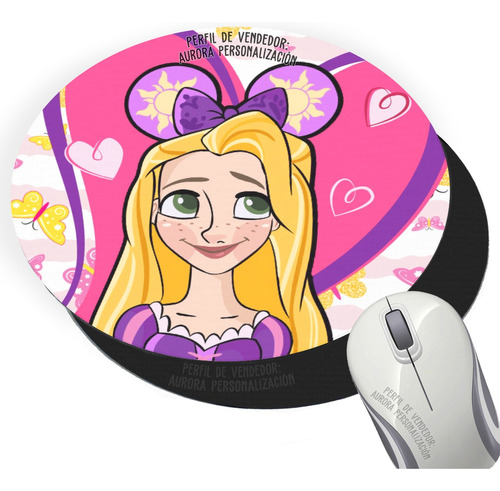 Pad Mouse Princesas Rapunzel