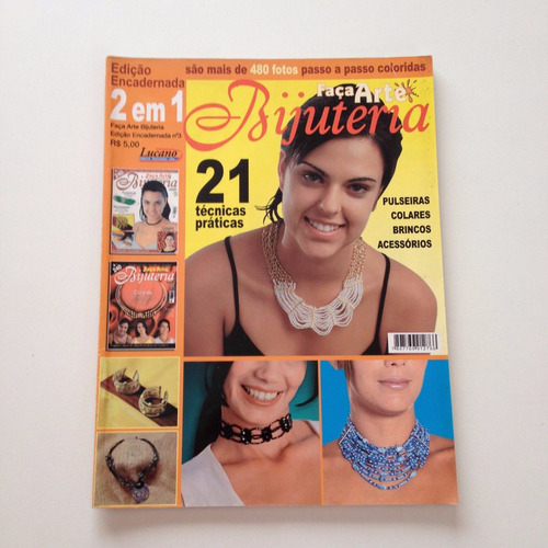 Revista Faça Arte Bijuteria Pulseiras Colares Brincos Bc427