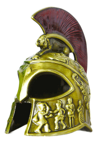 Modelo De Casco Samurái Escultura De Casco Verde Antiguo