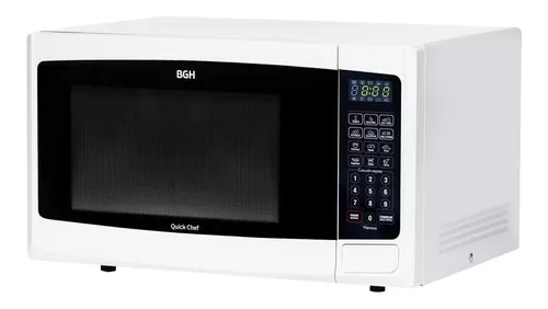 Microondas BGH 28Lts Digital Blanca 900W Grill Panel de Control  Digital-(B228DB9)-93158 - Previsora del Paraná