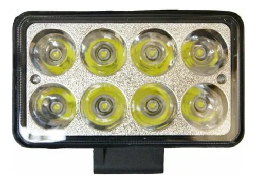 Luz Faro Led Auxiliar 4  6led Bajo Consumo  12/24v Auto Moto