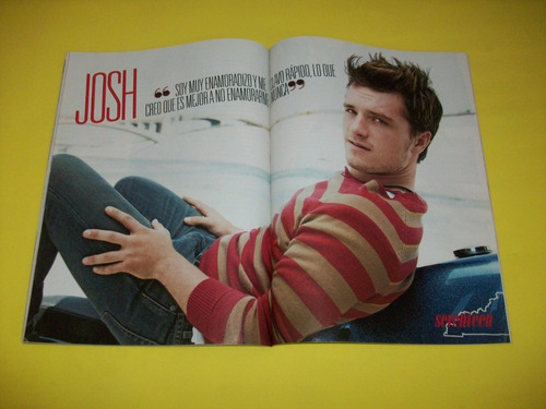 Imagen 5 de 10 de Josh Hutcherson Revista Seventeen Jennifer Lawrence Demi Lov