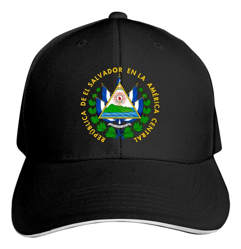 Gorra De Béisbol Unisex Con Escudo De Armas De El Salvador