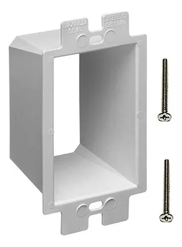 Extensor De Caja De Salida Eléctrica De 1-gang En Blanco