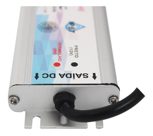 Imagem 2 de 5 de Fonte Chaveada 6a 12v Blindada Brustec