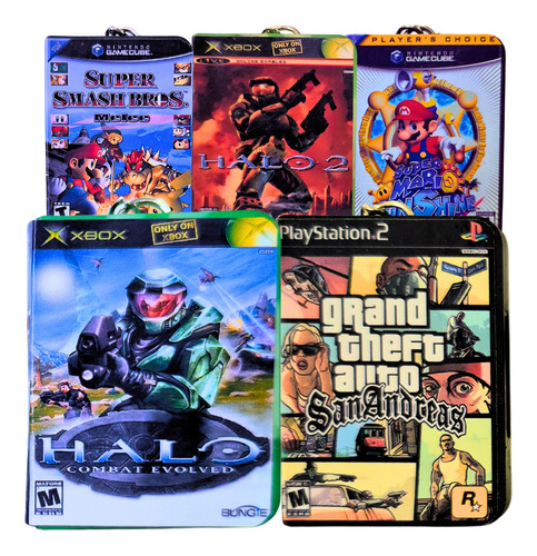Llavero De Videojuegos Clasicos Xbox Ps2 Y Mas Consolas Halo 2