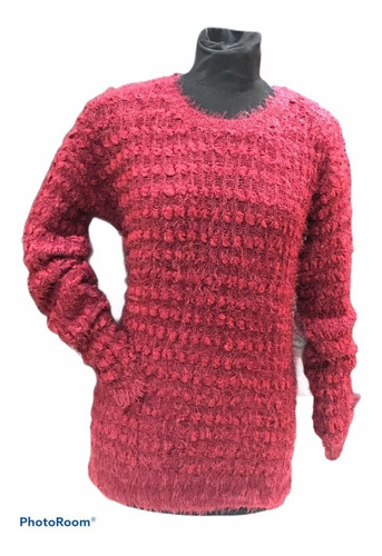 Sweater Mujer Con Pompones Super Suaves