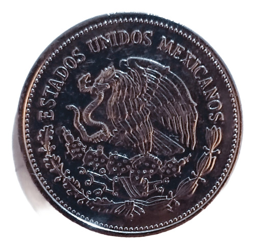 Moneda 50 Pesos Diosa Azteca De La Luna Coyolxauhqui (Usado)