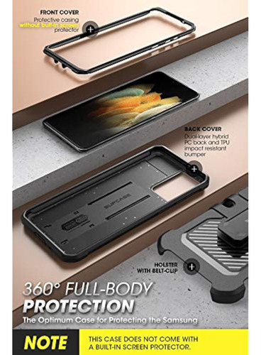 Funda Unicorn Beetle Pro Samsung Galaxy S21 Case Negro Black Beetle Pro