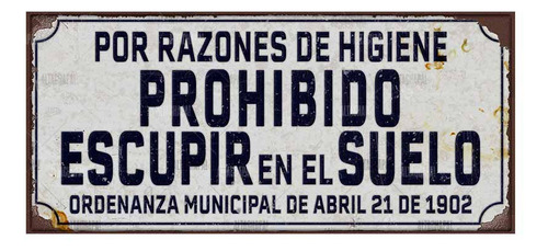 Cartel Chapa Frases Campo Campestres Pueblo Cabalgata