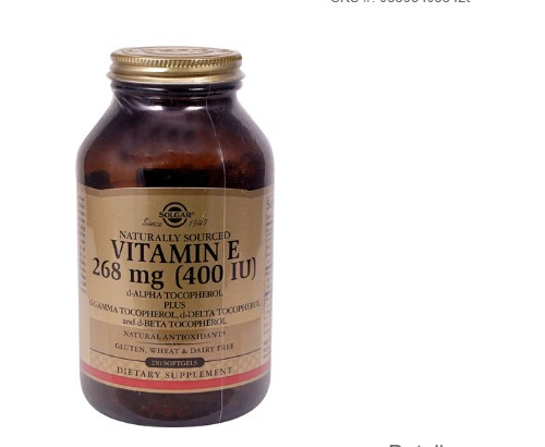 Solgar Vitamin E Complex 400iu