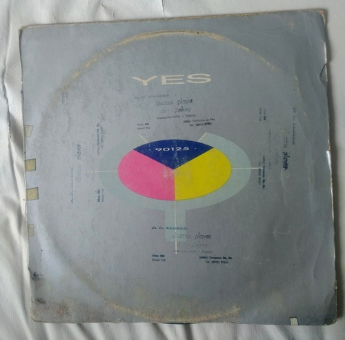 Yes 90125 Vinilo Original 1983 Dueño De Un Corazón Solitario