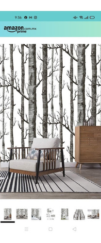 Imagen 9 de 9 de Papel Tapiz Vinilico Decorativo Interiores Impermeable 10 M
