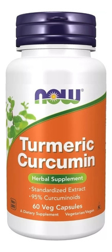 Curcumin Tumeric 665 Mg Extracto Now Foods 60caps