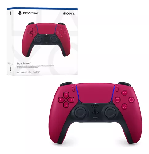 Controle sem fio DualSense PS5 Sony Cosmic Red CFI-ZCT1W em