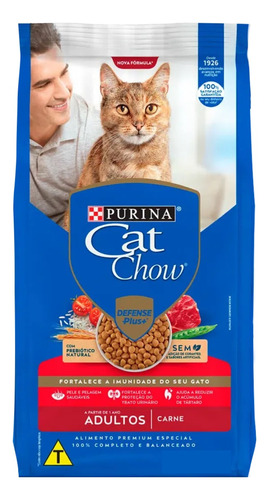 Ração Cat Chow Gatos Adultos Sabor Carne 10,1kg