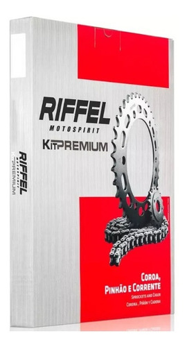 Kit Relação Transmissão Crypton 115 Riffel Premium 2010 +