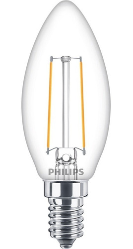 Ampolleta Led Philips Tipo Vela 5.5w E14 Calida