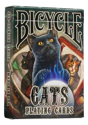 Baraja Bicycle Cats Gatos Poker Magia Cardistry Naipes Carta