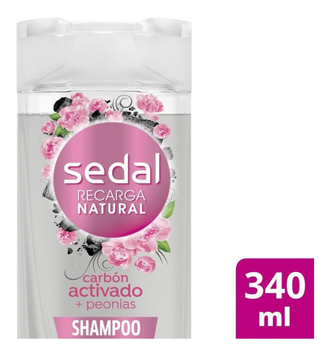 Sedal Shampoo Carbon Activado Y Peonias X 340 Ml