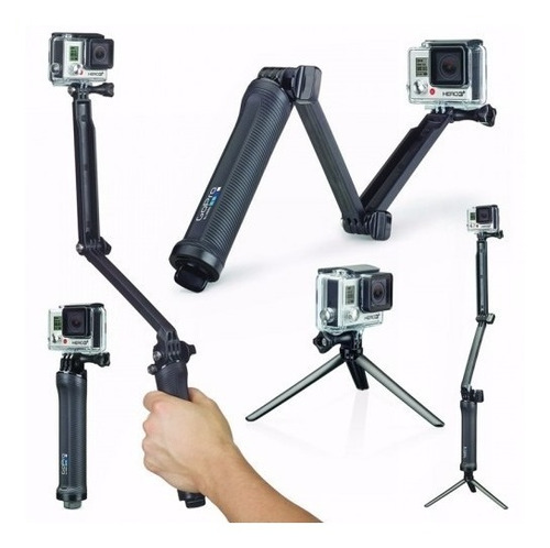 Conjunto Com Acessórios Gopro Hero Kit Go Pro 4 5 6 7 Black