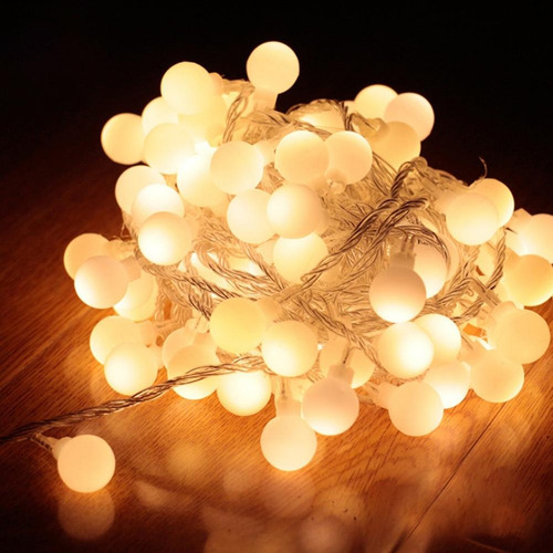 Cadena De Luces Usb, Led, Miniglobo, Iluminación Para Acampa