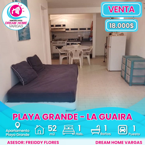  Apartamento En Venta Playa Grande- La Guaira