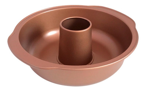 Molde Savarin Antiadherente 28,4x26,5x7,5cm Cobre Hudson