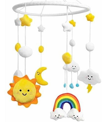 Movil Cuna Bebe Rainbow Baby Mobile For Crib Nursery Mobile 