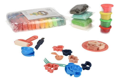 Kits De Plastilina De Polímero De 32 Colores Para Esculpir M