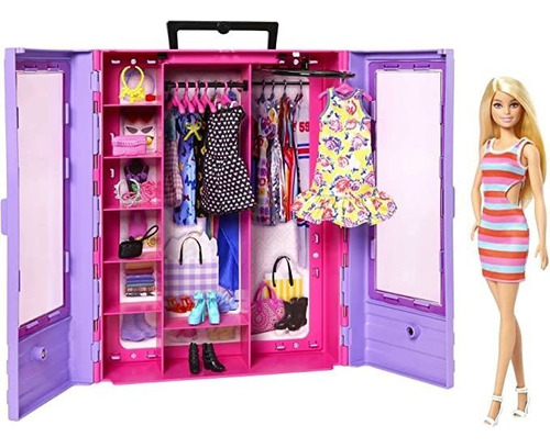 Barbie Fashionistas Ultimate Closet Portable Fashion Toy Co