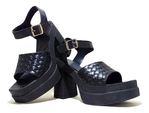 Imagen 4 de 5 de Sandalias Nos Black