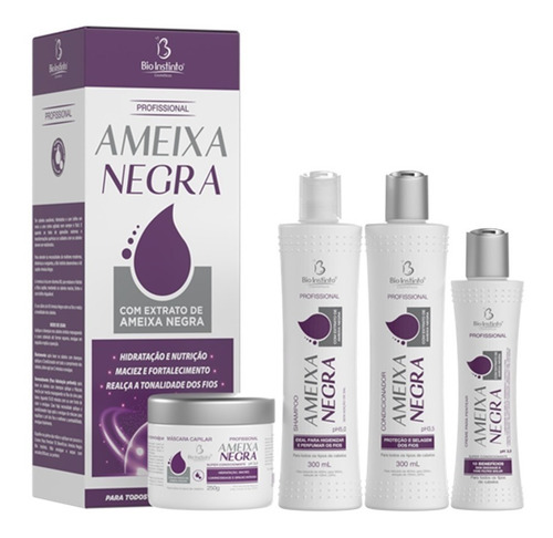 Kit Capilar Profissional Ameixa Negra Bio Instinto