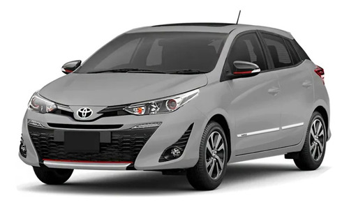 Imagem 5 de 5 de Jogo De Friso Lateral Yaris 2019 2020 Cromado Slim 4 Portas