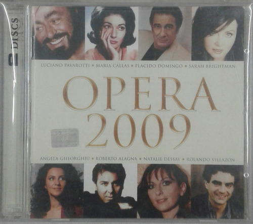 Cd Opera 2cds Pavarotti Villazon Brightman Callas Domingo