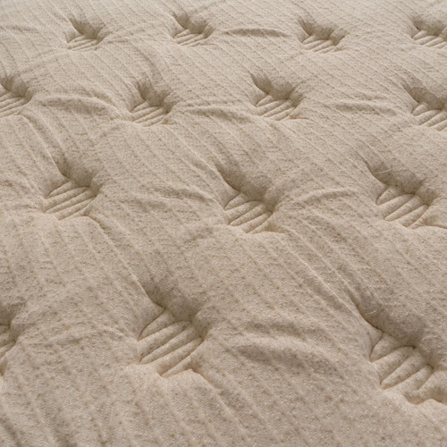Cama Box C/ Molas Ensacadas Quartzo Marrom Queen 158x198x71