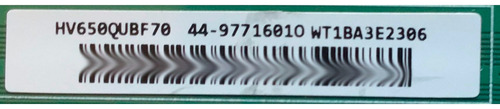 Kit Tv Vizio 275985 262778 44-9771601o 60101-03907 V655-h4 (Usado)