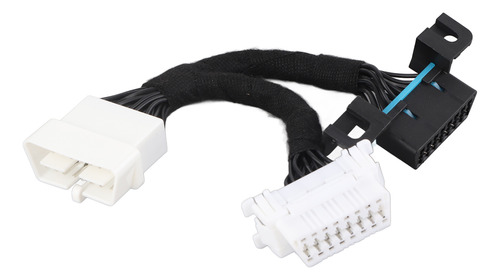 Cable De Extensión Obd2 Macho A Hembra Con Divisor De 16 Pin