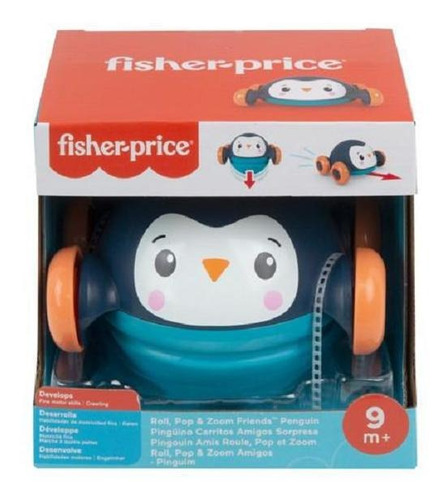 Fisher-price Roll Pop E Zoom Amigos Pinguim