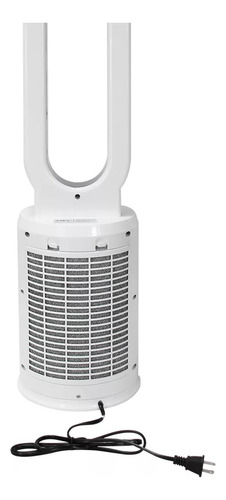 Ventilador De Torre Silencioso Con Control 3 Velocidades Jwj Cantidad De Aspas 0 Estructura Blanco Aspas Sin Aspas Diámetro 45.72 Cm Material De Las Aspas Sin Aspas