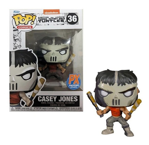 Funko Pop Tmnt - Casey Jones #36 Exclusivo Px