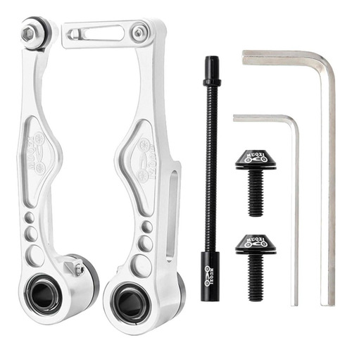 Almohadillas De Palancas De Freno Mtb Bmx Silver 109x42.8mm