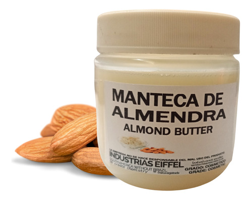 Manteca De Almendras  - 170g Apto Cosmética