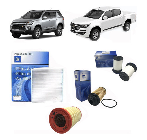 Kit Filtros Motor Diesel Trailblazer 2013 Em Diante