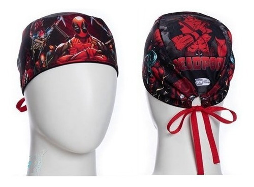 Gorros O Cofias Clínicos Quirúrgicos / Deadpool Comic Negro