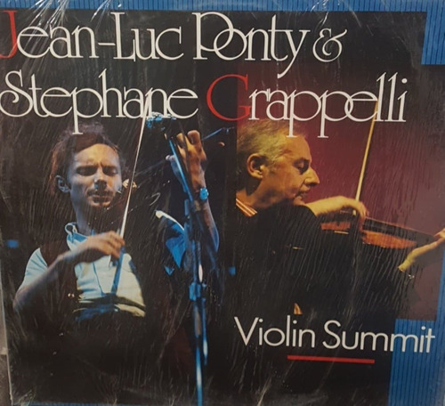 Jean Luc Ponty & Stephane Grappelli Violin Summit Lp