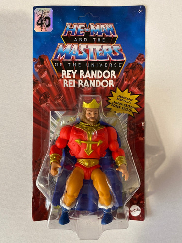 King Randor Motu Origins Carton Poco Maltratado Rey Randor