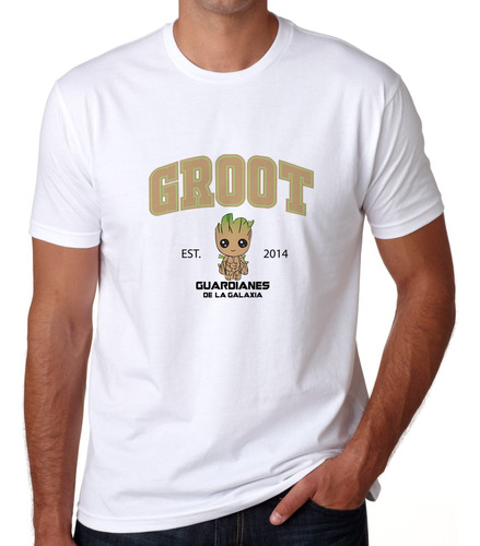 Playera Guardianes De La Galaxia Marvel Groot Arbol Est